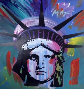 Peter Max | Liberty Head | 1987 | Image of Artists' work.