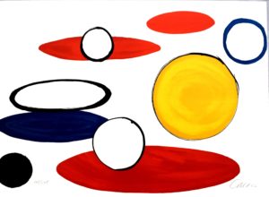 Alexander Calder | Circles with Eyes | Unfinished Revolution | 1975-1976 | Image of Artists' work.