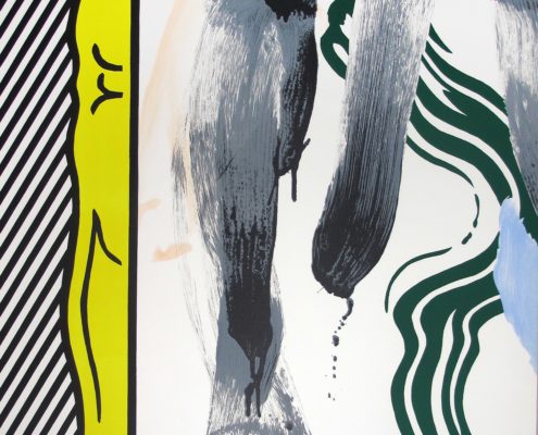 Roy Lichtenstein | Against Apartheid | Brushstrokes