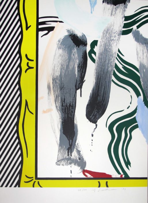 Roy Lichtenstein | Against Apartheid | Brushstrokes