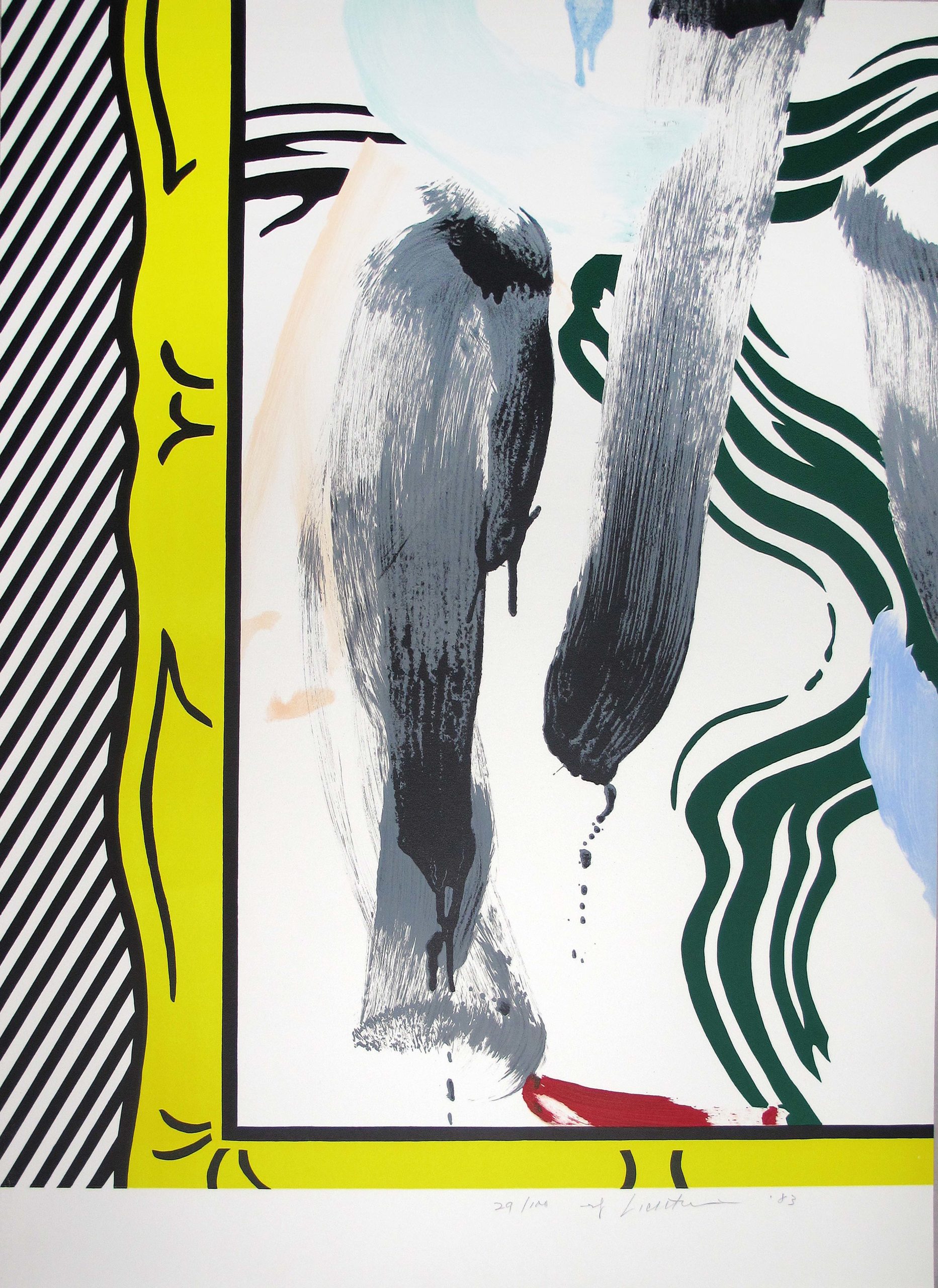 Roy Lichtenstein | Against Apartheid | Brushstrokes