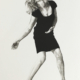 Robert Longo | Barbara | Figure | Black | White