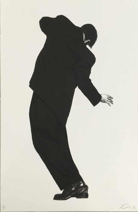 Robert Longo | Raphael | Figure | Black | White