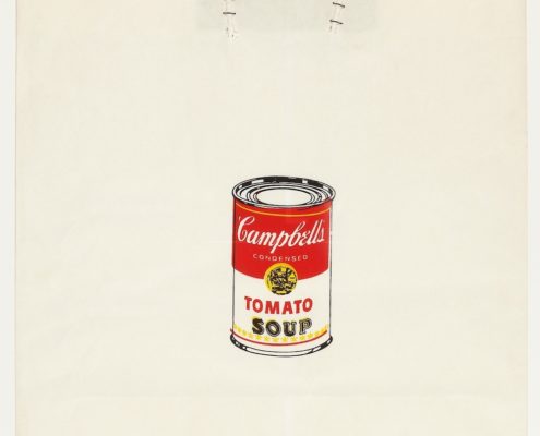 Andy Warhol | Campbell's Soup Can | Tomato | 1966 | Image of Artists' work.