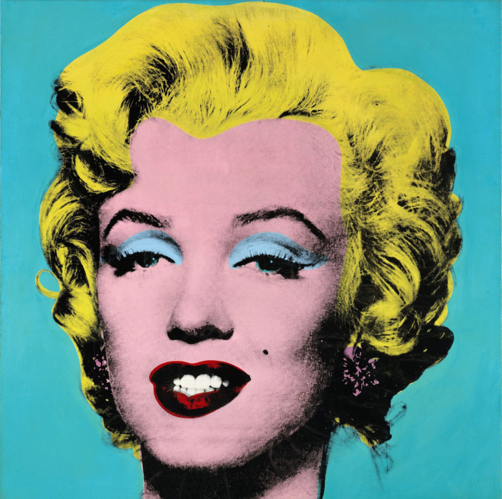 A famous screenprint of Warhol's that sold for 80 million dollars