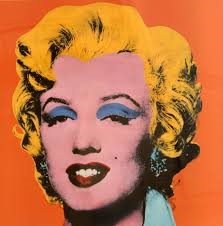 Andy Warhol Silk Screen Orange-Marilyn
