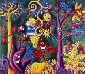 Kenny Scharf | Juicy Jungle | 1988 | Image of Artists' work.