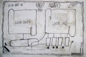 Jimmie Durham | Look In Look Out | 1992 | Image of Artists' work.
