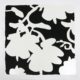 Donald Sultan | Lantern Flowers | White With Black | 2013 | Image of Artists' work.