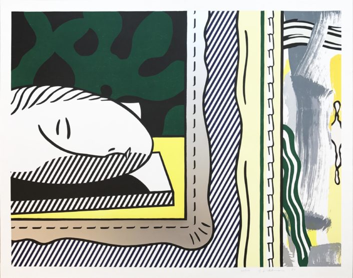 Roy Lichtenstein | Two Paintings | Sleeping Muse | 1984