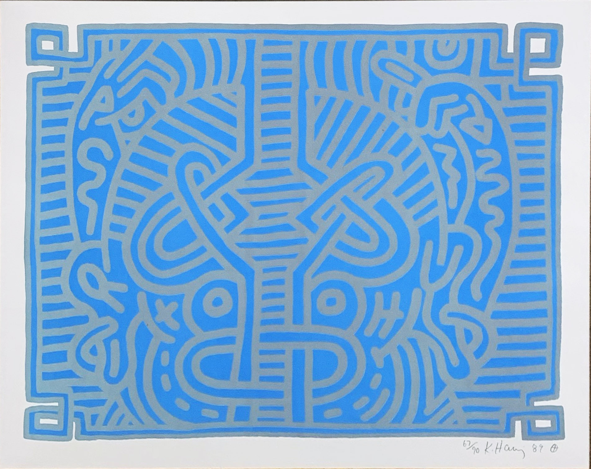 Keith Haring | Chocolate Buddah #1 | 1989