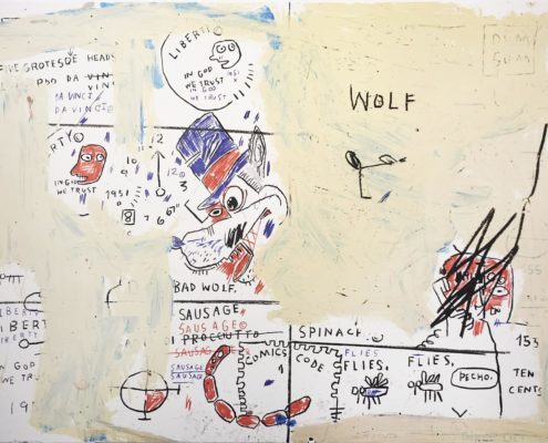 Jean-Michel Basquiat | Wolf Sausage | 1982-83/2019