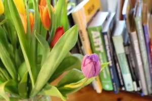 Tulips and Art Books