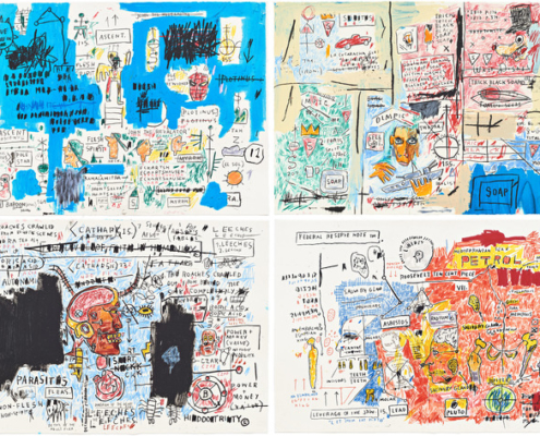 Jean-Michel Basquiat | Ascent, Olympic, Leeches, & Liberty | 1982-83/2017