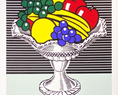 Roy Lichtenstein | Poster: Visit the Garden Restaurant - Whitney Museum of American Art | 1990