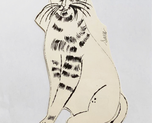 Andy Warhol | 25 Cats Name[d] Sam and One Blue Pussy IV.55 | ca. 1954