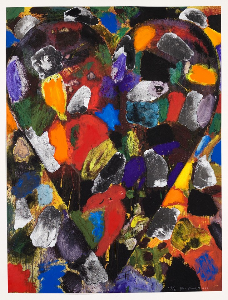 Jim Dine | Ball-Grained Heart | 2010