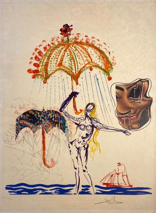 Salvador Dali | Anti-Umbrella with Atomized Liquid | 1975-76