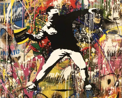Mr. Brainwash | Banksy Thrower | 2017
