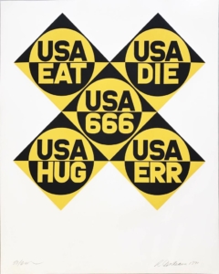 Robert Indiana | Decade (USA 666) | 1971