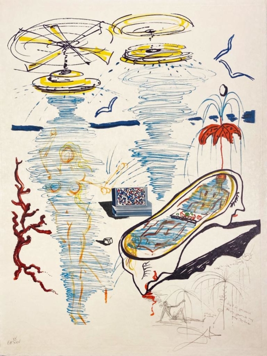 Salvador Dali | Liquid Tornado Bathtub | 1975/76