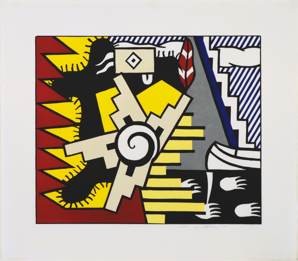 Roy Lichtenstein | American Indian Theme II (from American Indian Theme Series) | 1980