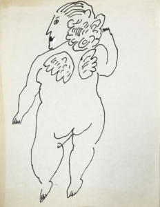 Andy Warhol | Cherub | c. 1954
