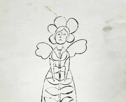 Andy Warhol | Flower Woman | c. 1956
