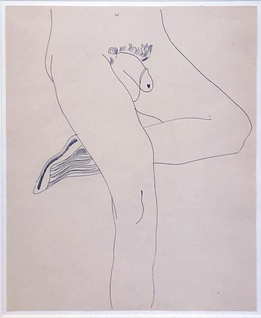 Andy Warhol | Untitled (Unidentified Male) in Warhol Men Book | 1955-1957