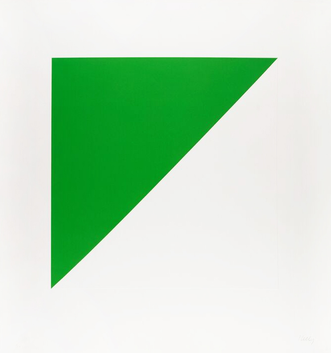 Ellsworth Kelly | Green Curve with Radius of 20' | 1974