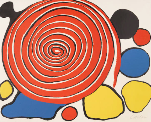 Alexander Calder | Untitled (Red Spiral) | c. 1970