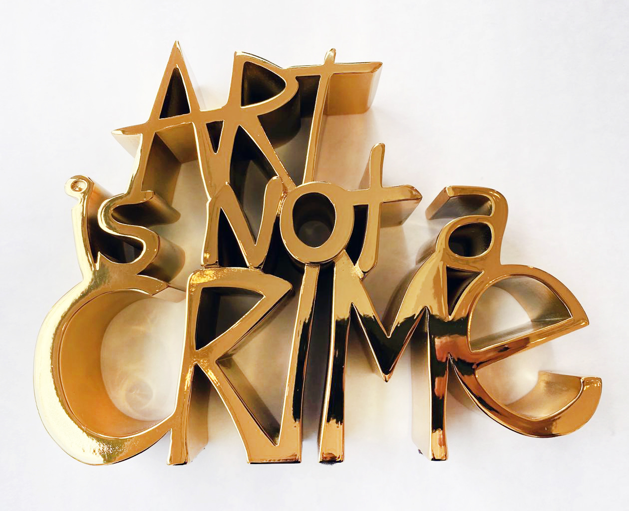 Mr. Brainwash | Art Is Not A Crime - Hard Candy Gold | 2021