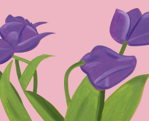 Alex Katz | Purple Tulips 1 from Flowers Portfolio | 2021