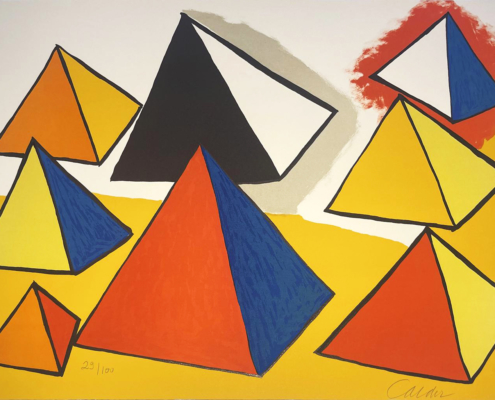 Alexander Calder | Hommage á Euclide / Hommage to Euclid from La Memoire Elementaire | 1978