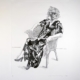 David Hockney | Celia in Wicker Chair (black state) | 1974