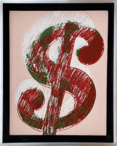Andy Warhol | $ (1) - Peach | 1982
