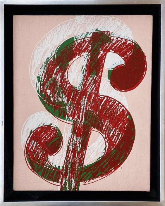 Andy Warhol | $ (1) - Peach | 1982