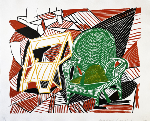 David Hockney | Two Pembroke Studio Chairs | 1984