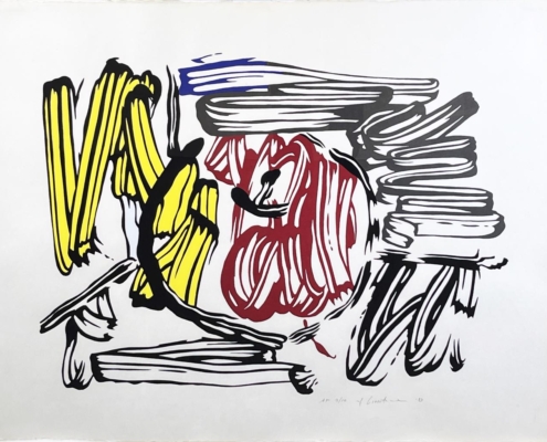 Roy Lichtenstein | Red and Yellow Apple | 1983