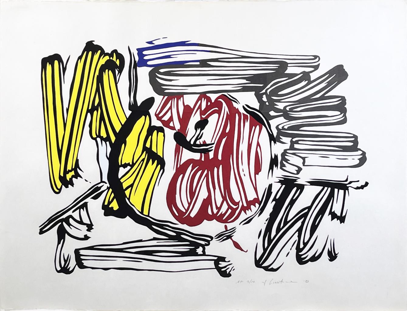 Roy Lichtenstein | Red and Yellow Apple | 1983