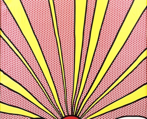 Roy Lichtenstein | Sunrise (Panel and Dress) | 1965