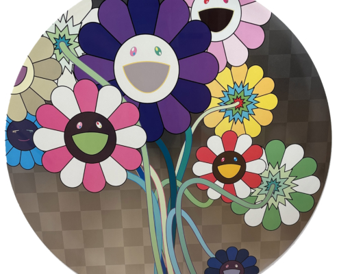 Takashi Murakami | Purple Flowers in a Bouquet | 2010