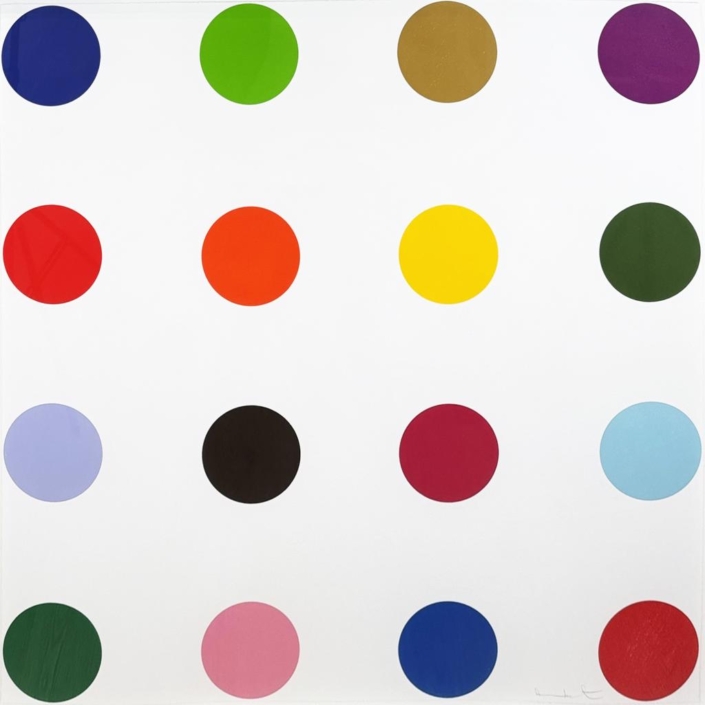 Damien Hirst | Cocarboxylase | 12 Woodcut Spots | 2010