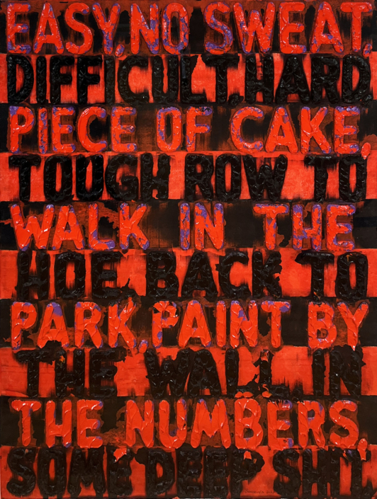 Mel Bochner | Easy/Difficult | 2021