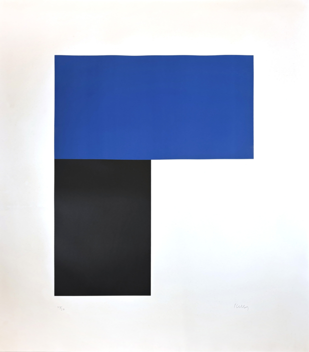 Ellsworth Kelly | Blue with Black I | 1972-74