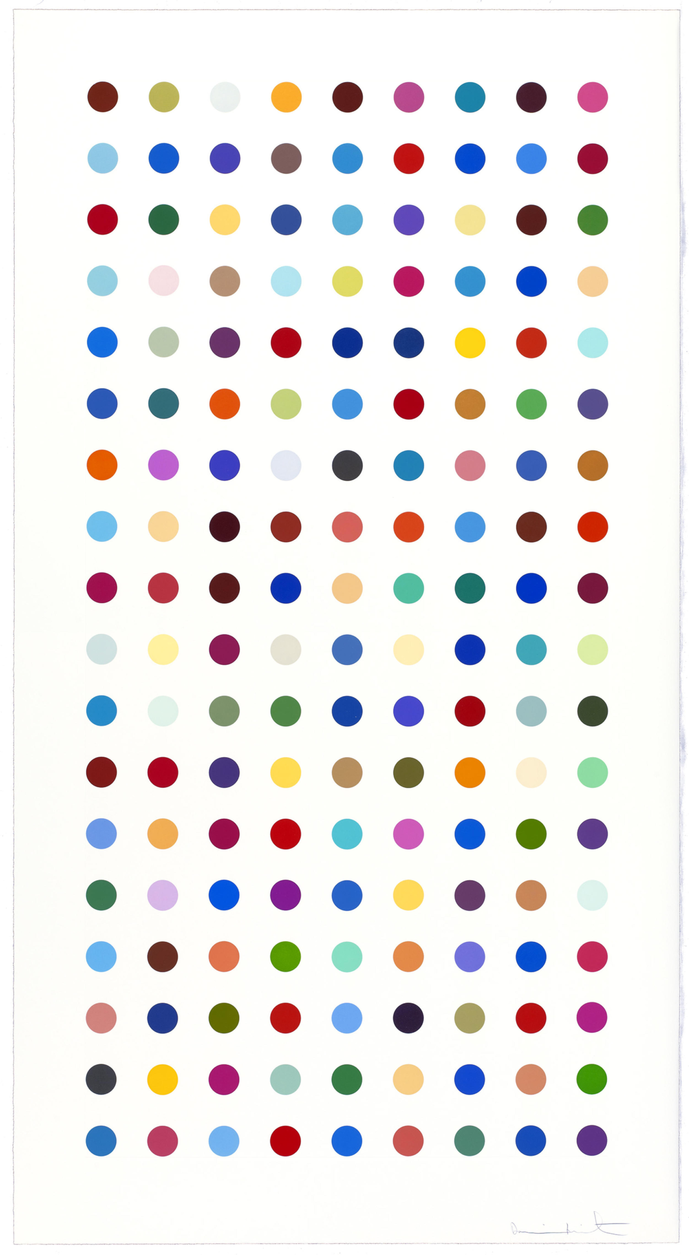 Damien Hirst | Spot Series | Methamphetamine | 2004