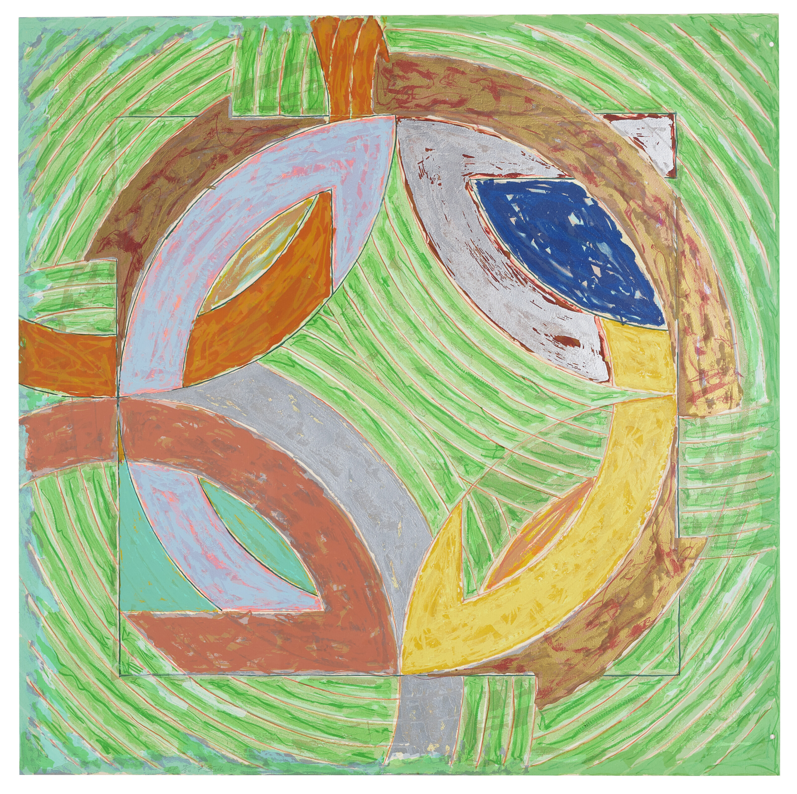 Frank Stella | Polar Co-Ordinates IV | 1980