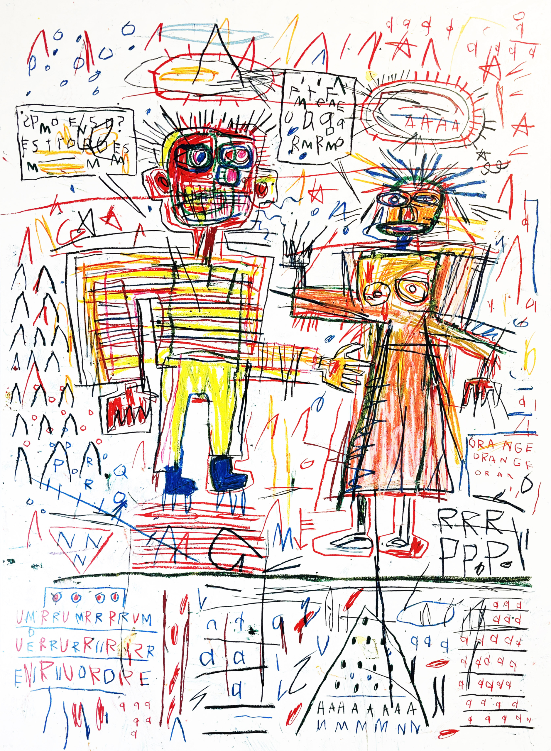 Jean-Michel Basquiat | The Figures Portfolio | Untitled III | 1982/2023