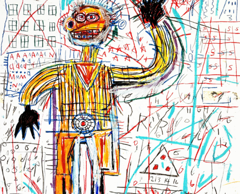 Jean-Michel Basquiat | The Figures Portfolio | Untitled V | 1982/2023