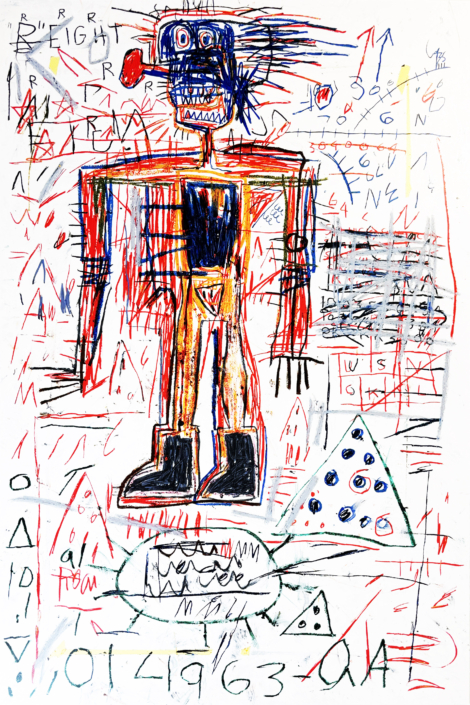 Jean-Michel Basquiat | The Figures Portfolio | Untitled II | 1982/2023 Jean-Michel Basquiat | The Figures Portfolio | Untitled II | 1982/2023
